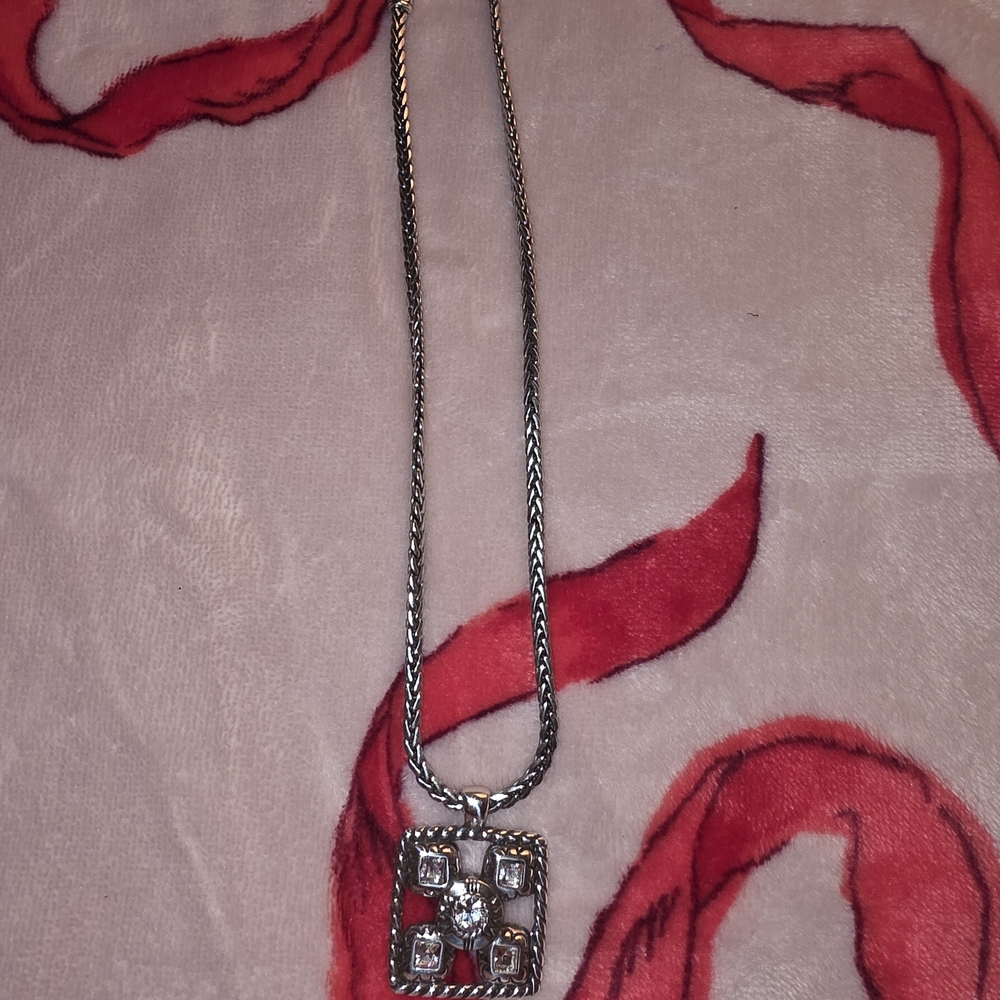 Brighton Elegant R3v Silver Pendant Necklace